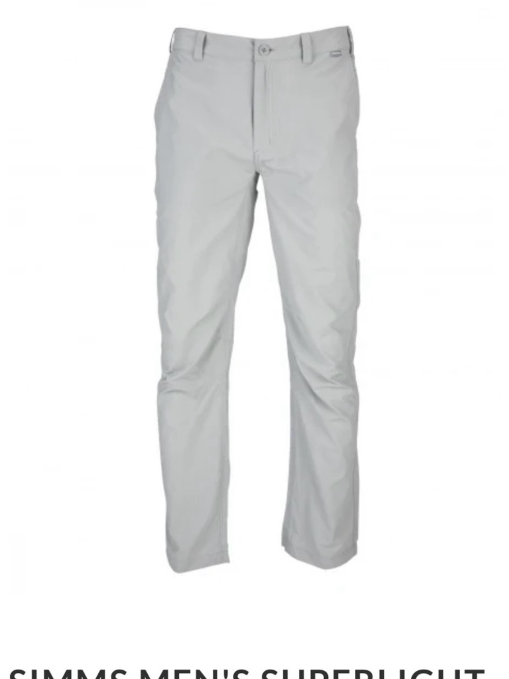 Simms Men's Superlight pants-sterling NWT 38 reg